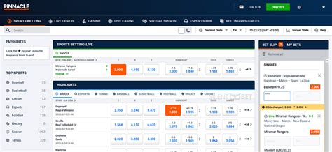 pinnacle sportsbook lines